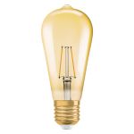 Ledvance Vintage 1906 LED E27 Peer Goud 2.5W 220lm - 824 Zeer Warm Wit | Vervangt 22W