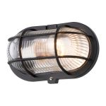 D'Lite Wandlamp Ecco Zwart Ovaal | IP44 - Geschikt voor 1x E27