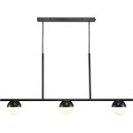Nordlux Contina Pendelarmatuur Metaal 3-Spot Zwart | Geschikt voor 3x G9