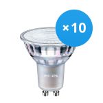 Voordeelpak 10x Philips MASTER Value LED Spot GU10 PAR16 4.9W 355lm 36D - 922-927 Dim To Warm | Beste Kleurweergave - Dimbaar - Vervangt 50W