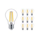 Voordeelpak 10x Philips MASTER Value LED Lamp E27 Peer Helder 5.9W 806lm - 927 Zeer Warm Wit | Beste Kleurweergave - Dimbaar - Vervangt 60W