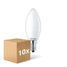 Voordeelpak 10x Philips Corepro LED Kaars E14 Mat 6.5W 806lm - 827 Zeer Warm Wit | Vervangt 60W